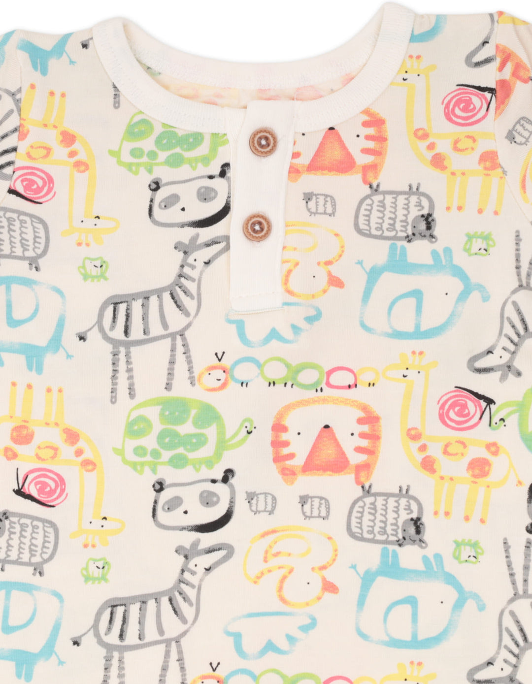 Baby Boy Jumpsuit Pack of 2 Animal Print and Striped at Zubaidas Number 1 Baby and Kids Store in Pakistan