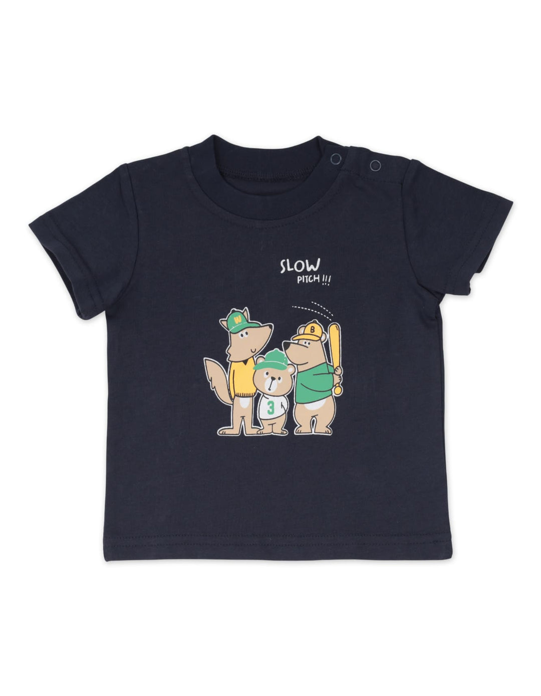 Baby Boy 2 Pcs Suit Set Slow Pitch Cartoon Graphics at Zubaidas Official Pakistan