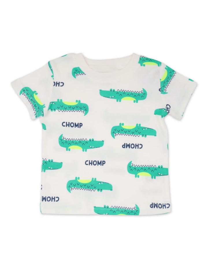 Baby Boy 2 Pcs Summer Suit Set Crocodile at Zubaidas Official Pakistan