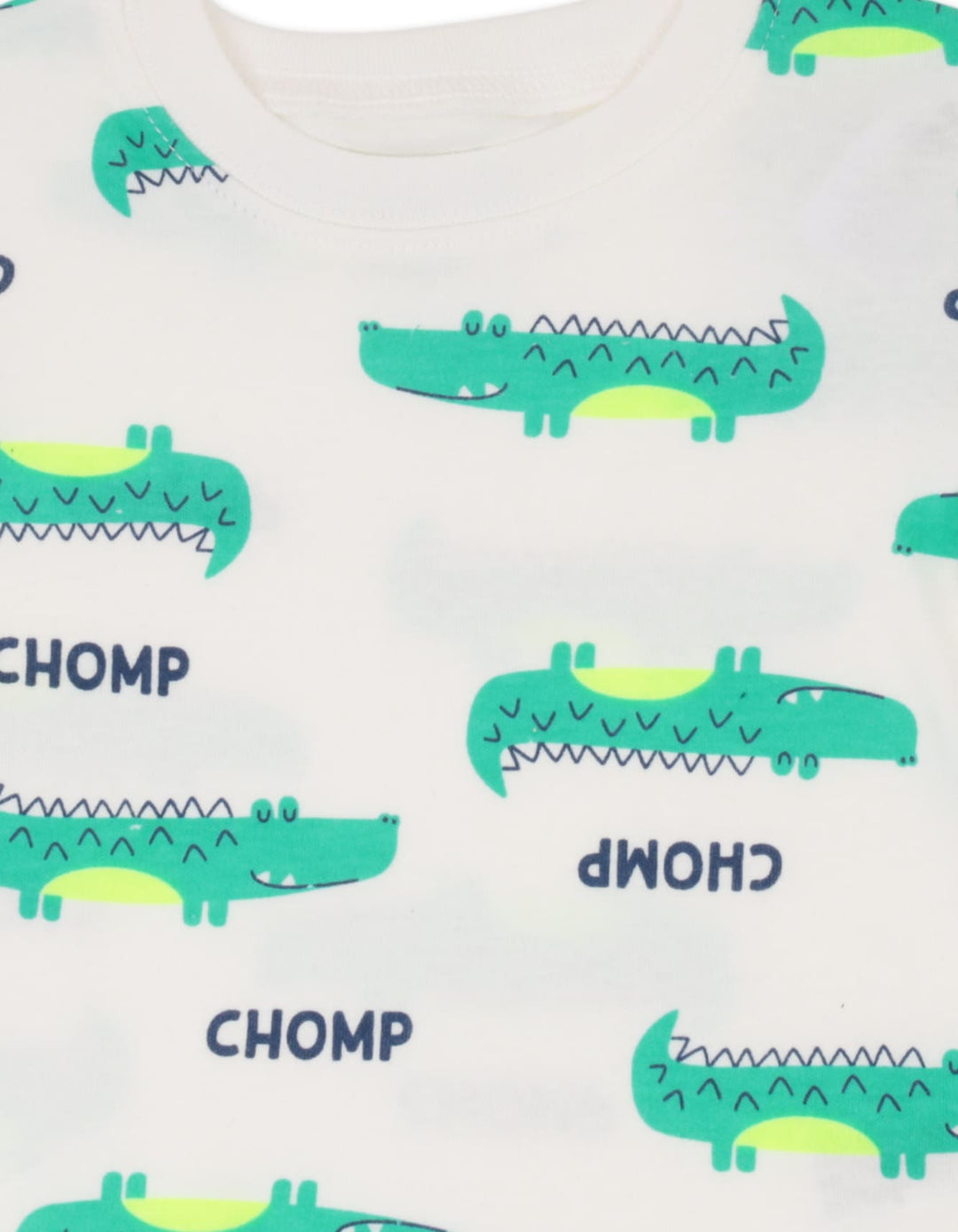 Baby Boy 2 Pcs Summer Suit Set Crocodile at Zubaidas Online Pakistan