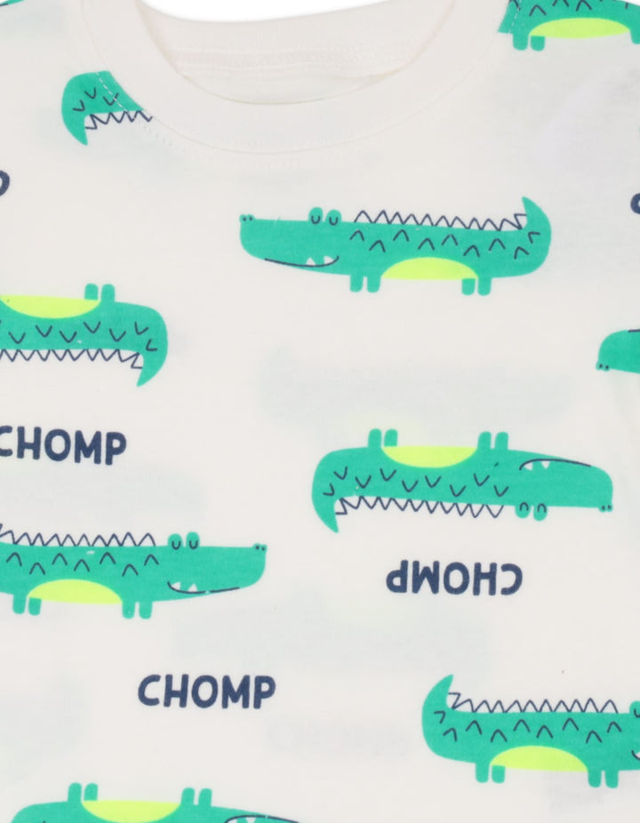 Baby Boy 2 Pcs Summer Suit Set Crocodile at Zubaidas Online Pakistan