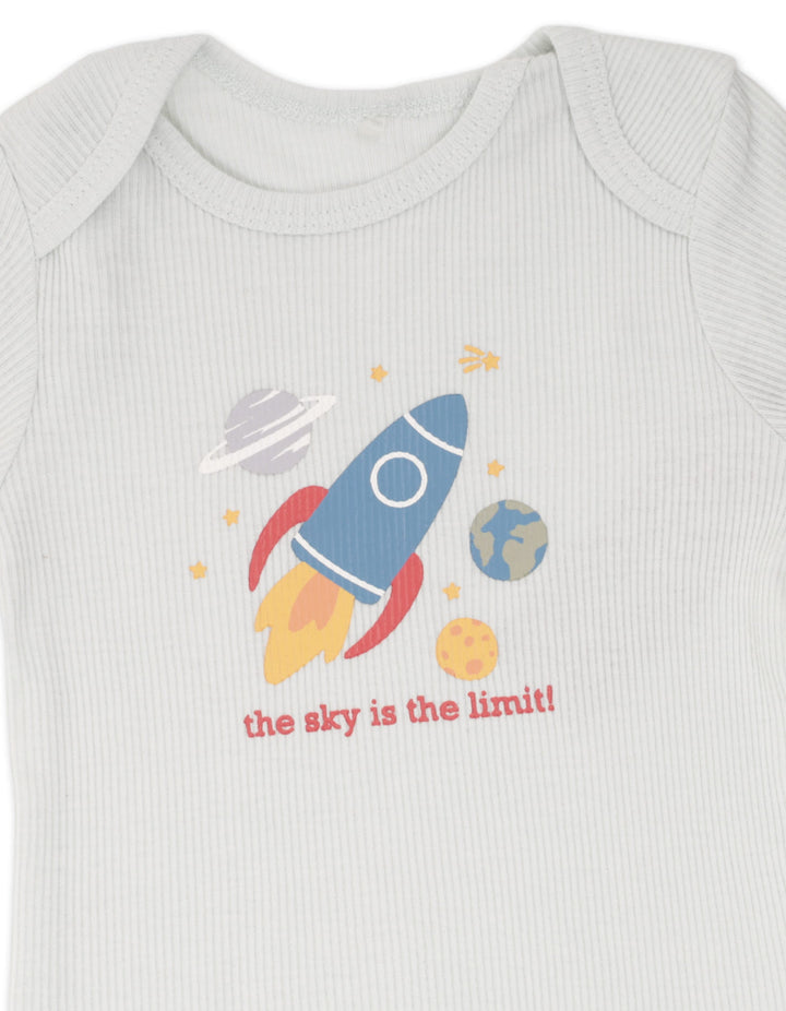 Infant Boy 3 Pcs Summer Suit Set Cosmic at Zubaidas Online Pakistan