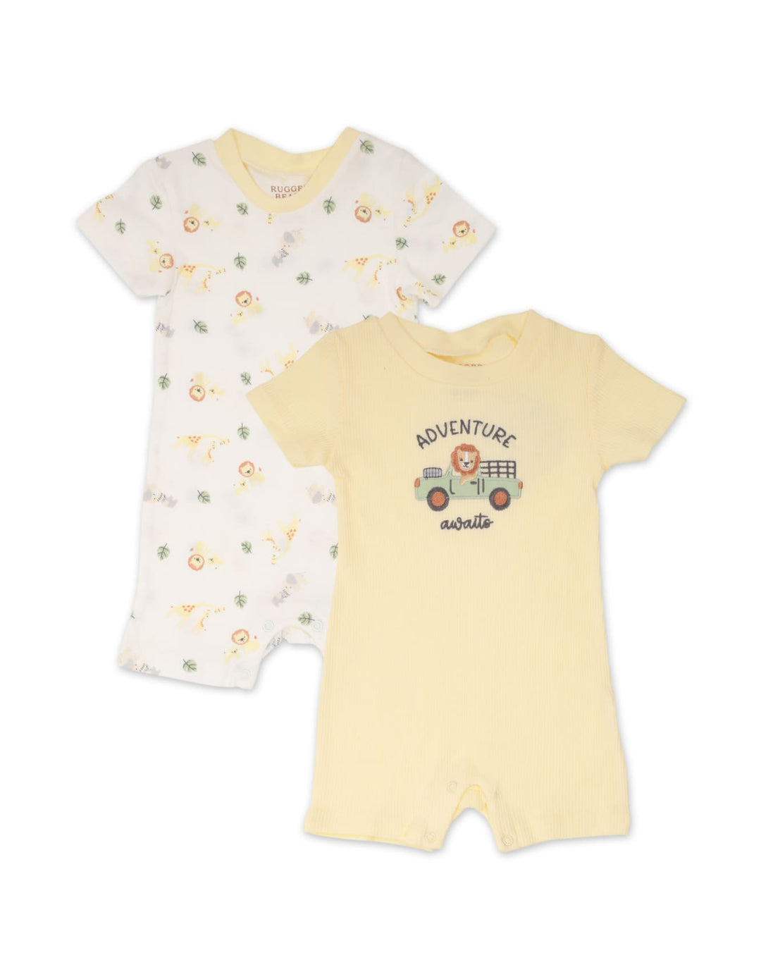 Baby Boy Jumpsuits Pack of 2 Adventure Awaits and Safari at Zubaidas