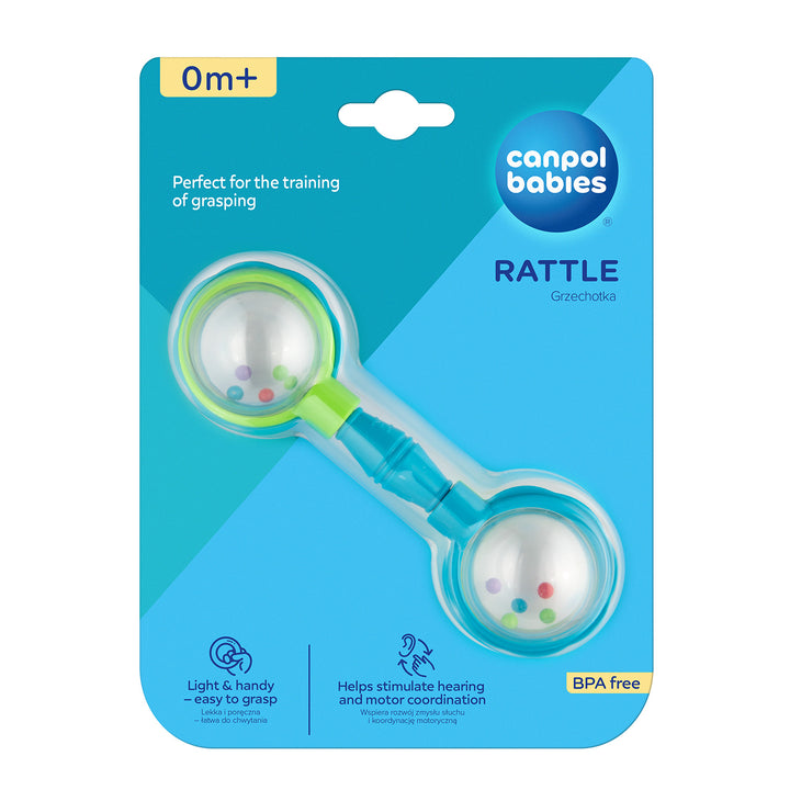 Canpol Babies Rattle BARBELL Blue - 2/606