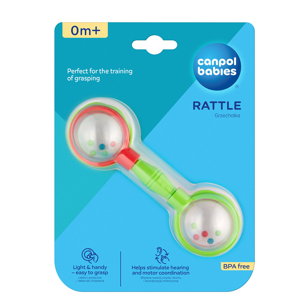 Canpol Babies Rattle BARBELL Green - 2/606