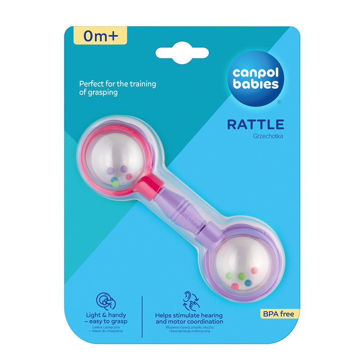 Canpol Babies Rattle BARBELL Pink - 2/606