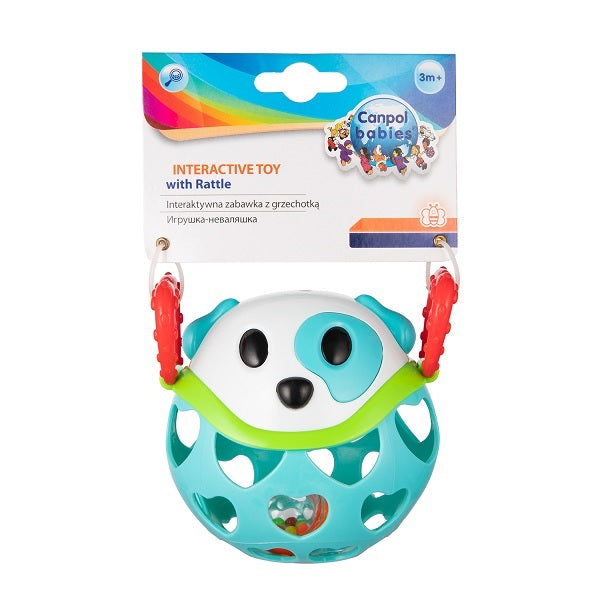 Canpol Babies Interactive Rattle Toy Dog Turquoise - 79/101