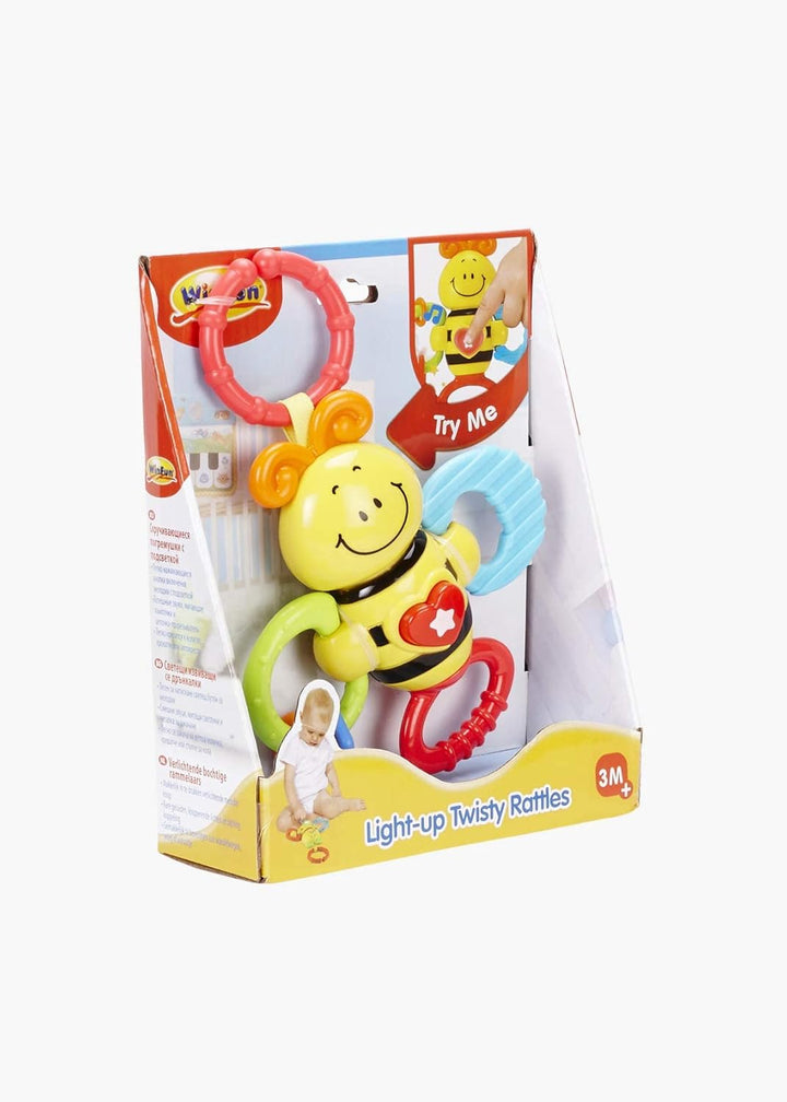 Zubaida's Winfun Light Up Twisty Rattle- Bees 0625