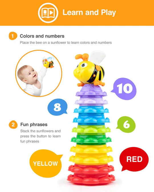 Zubaida's Winfun Stack & Learn Bee N Flower - 0650