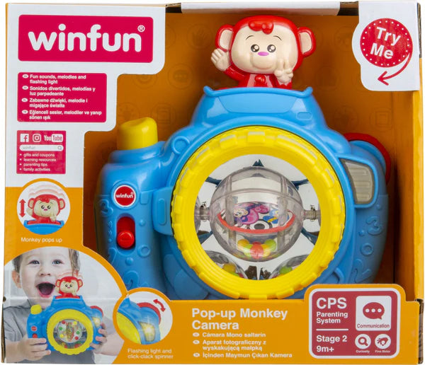 Zubaida's Winfun Pop Up Monkey Camera - 0766