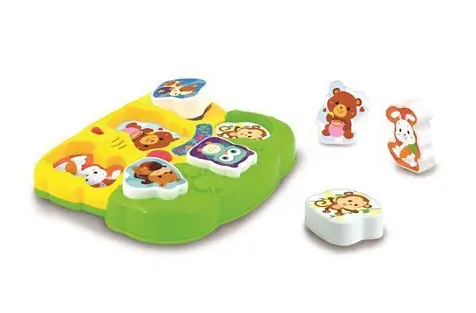 Zubaida's Winfun Lights & Sounds Animal Puzzle - 0771