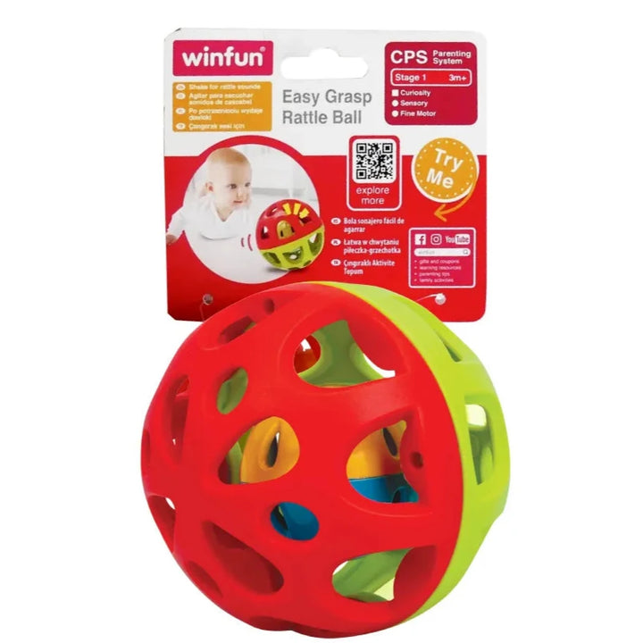 Zubaida's Winfun Easy Grasp Rattle Ball - 0779