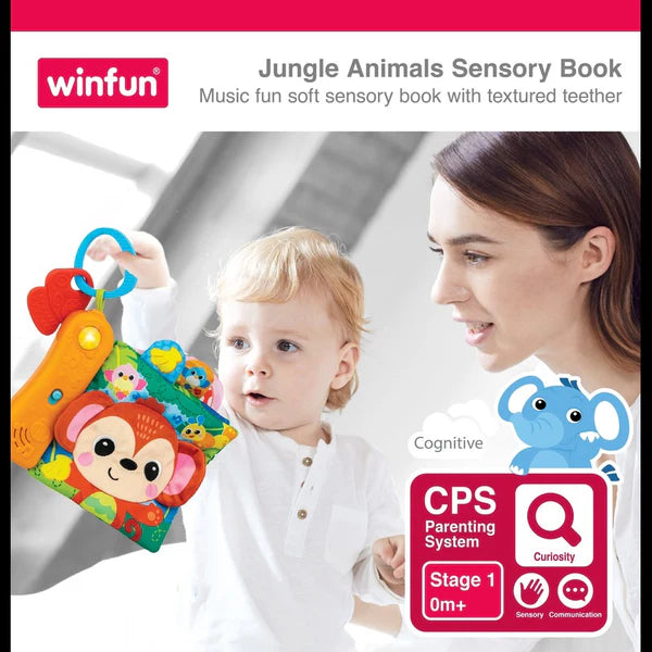 Zubaida's Winfun Jungle Pals Sensory Book - 230102 - Zubaidas Official™