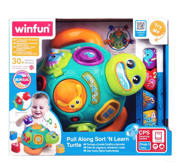 Zubaida's Winfun Pull Along Turtle - 240301