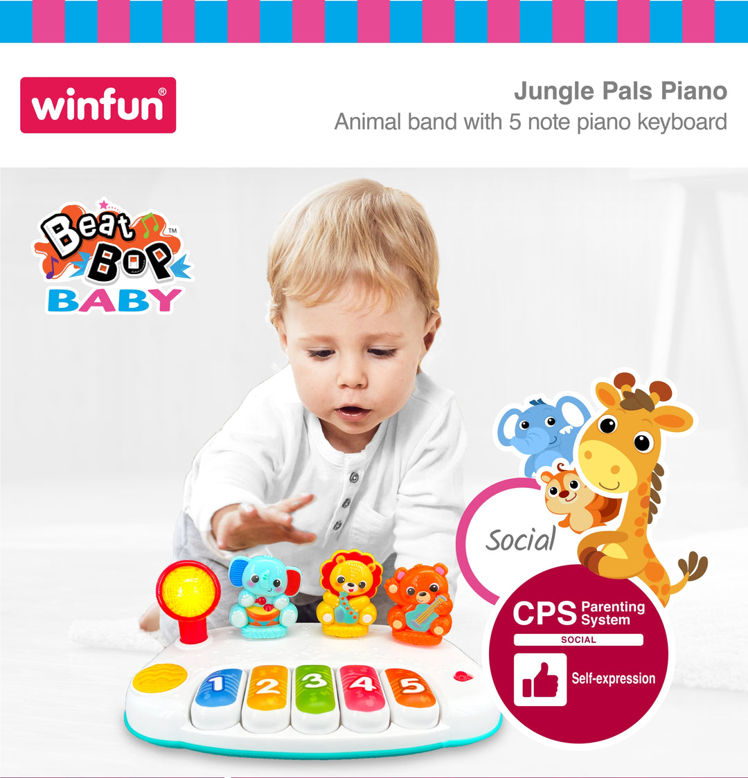 Zubaida's Winfun Jungle Pals Piano - 240801