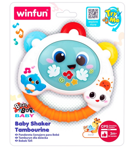 Zubaida's Winfun Baby Shaker Tambourine Rattle - 240802