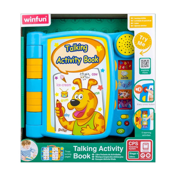 Zubaida's Winfun Talking Activity Book 9019