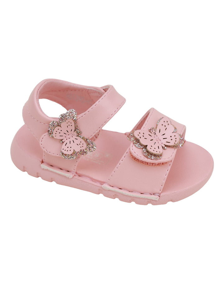 Sandal Light Pink with Butterfly Theme for Girls - Infant