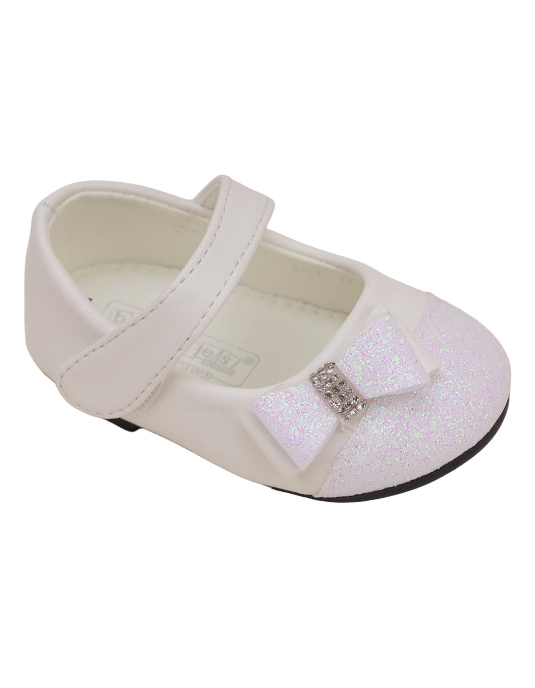 Shoes White with Bow for Girls - Infant