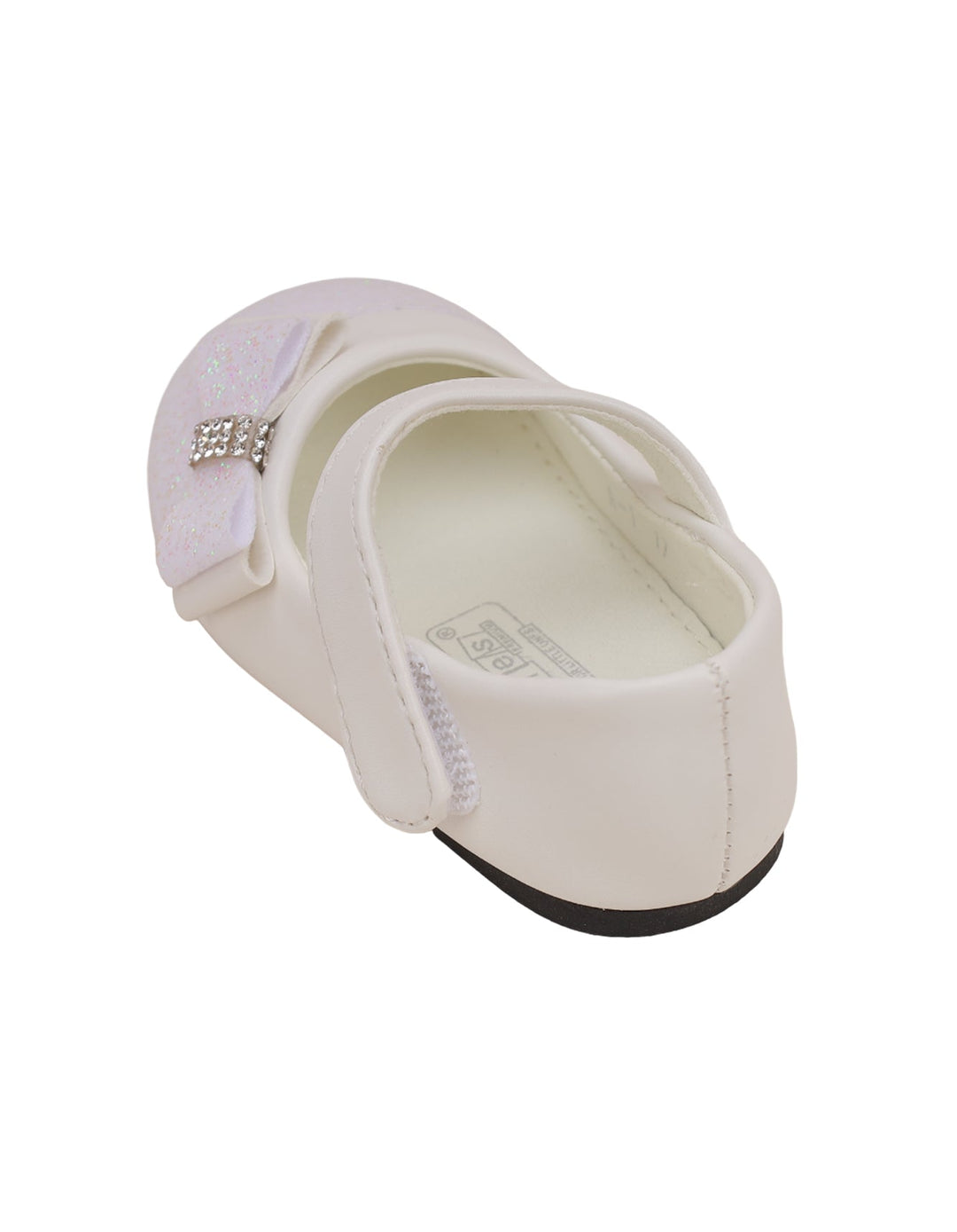 Shoes White with Bow for Girls - Infant