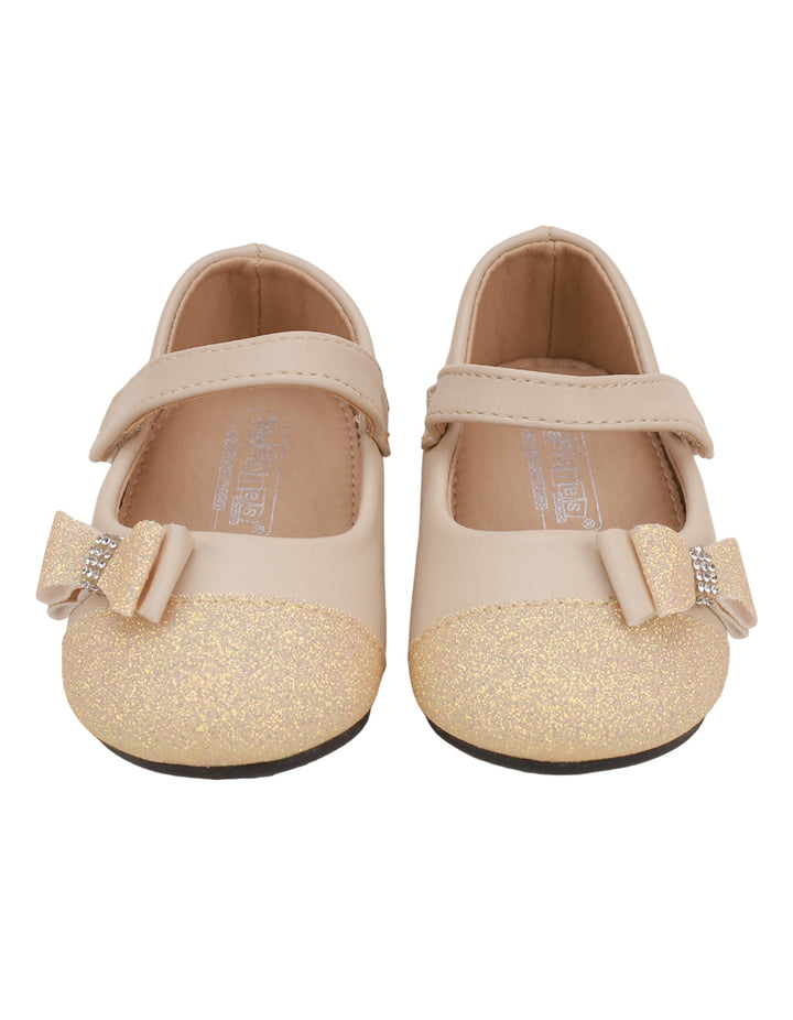 Shoes Beige with Bow for Girls - Infant