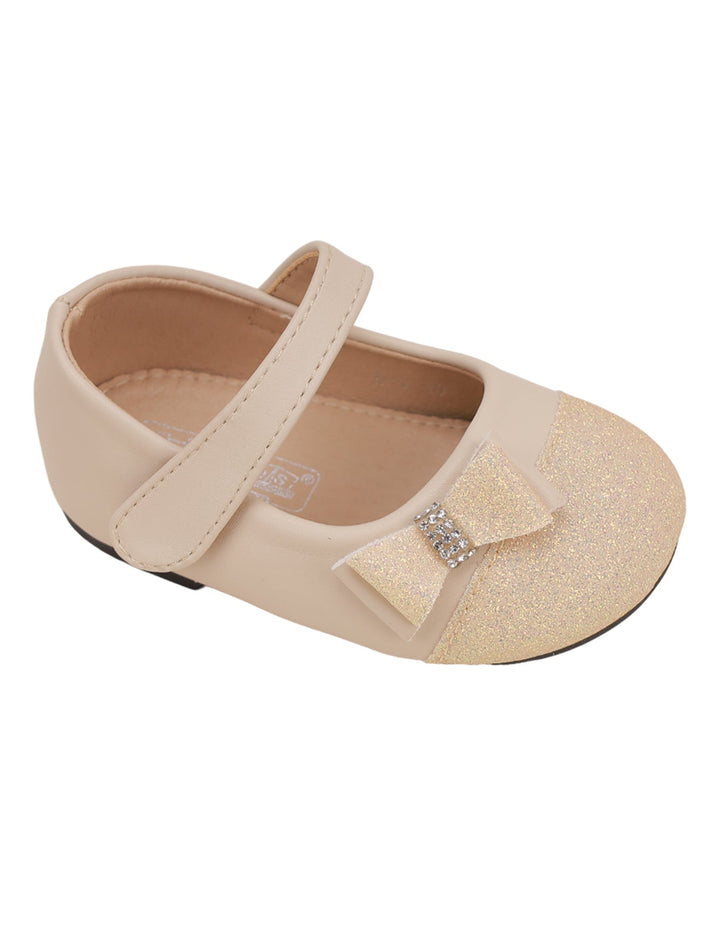 Shoes Beige with Bow for Girls - Infant