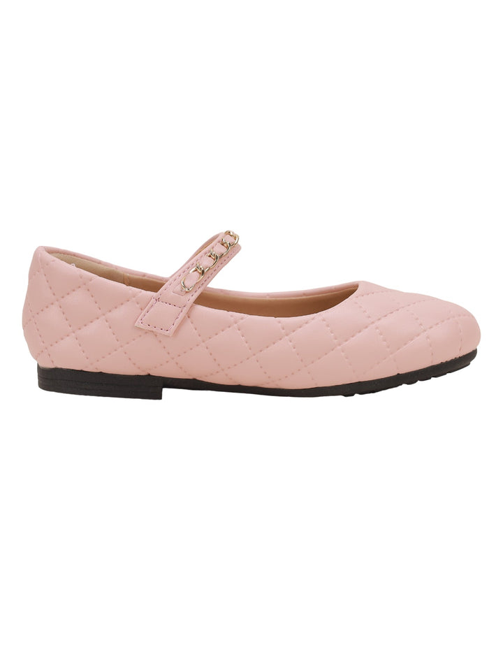 Shoes Light Pink with Chain on Strap for Girls - Kids