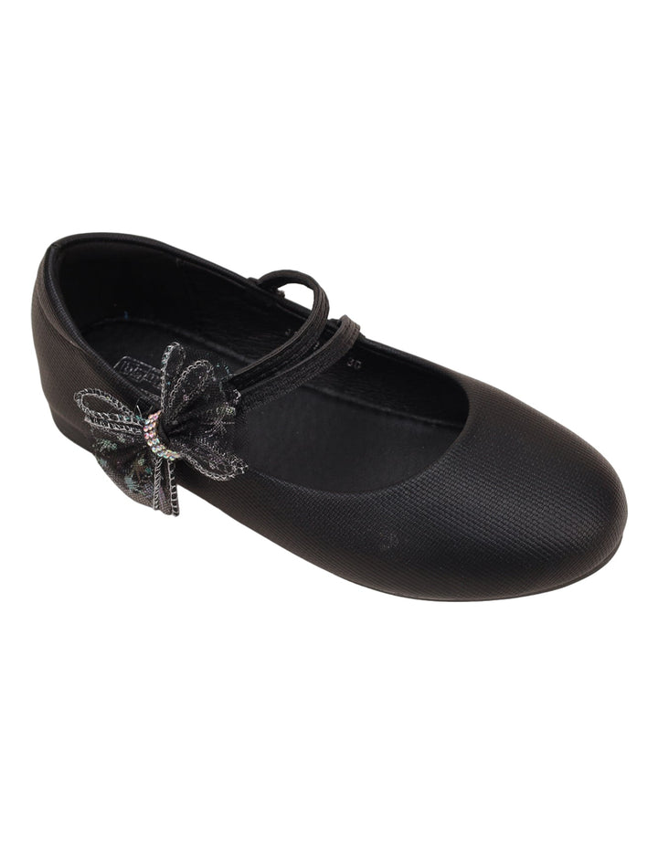 Shoes Black Bow Theme for Girls - Toddler