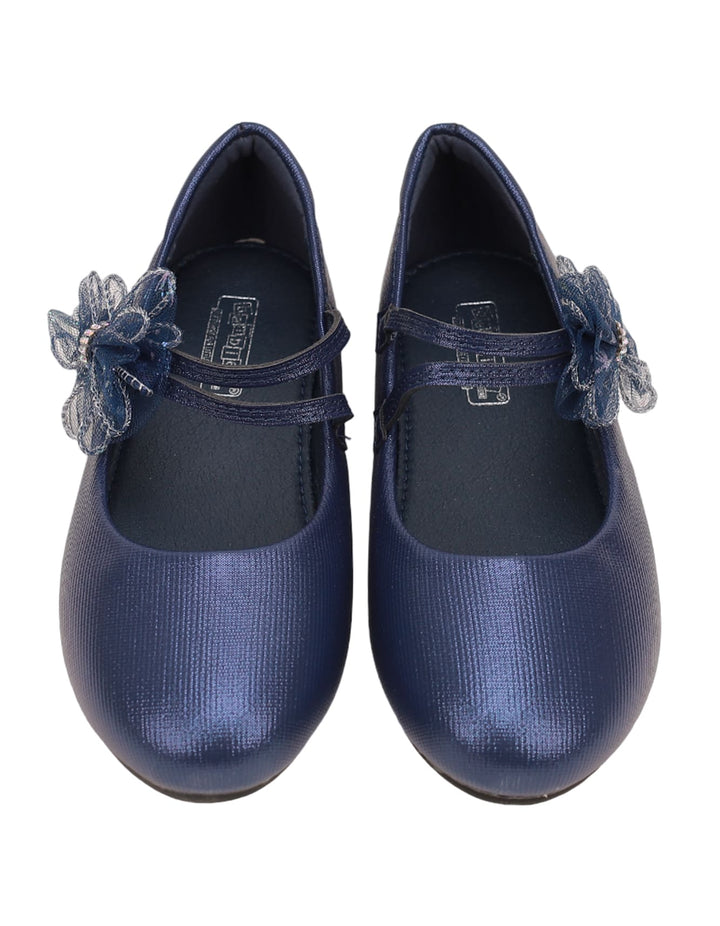 Shoes Navy Blue with Bow Theme for Girls - Kids