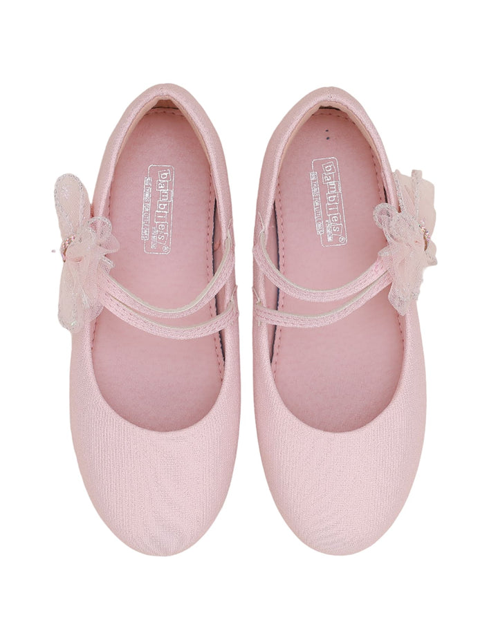 Shoes Pink with Bow Theme for Girls - Kids