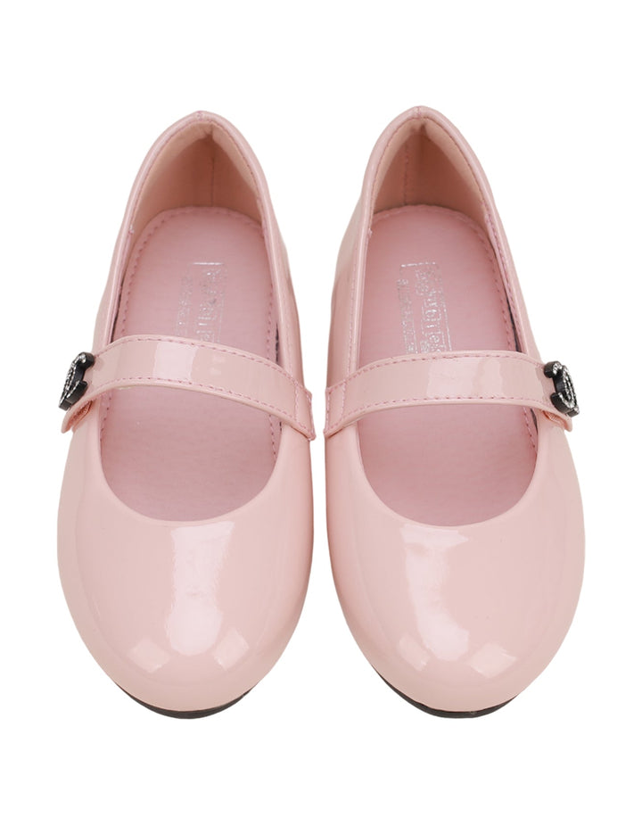 Shoes Shiny Pink with Strap - Toddler