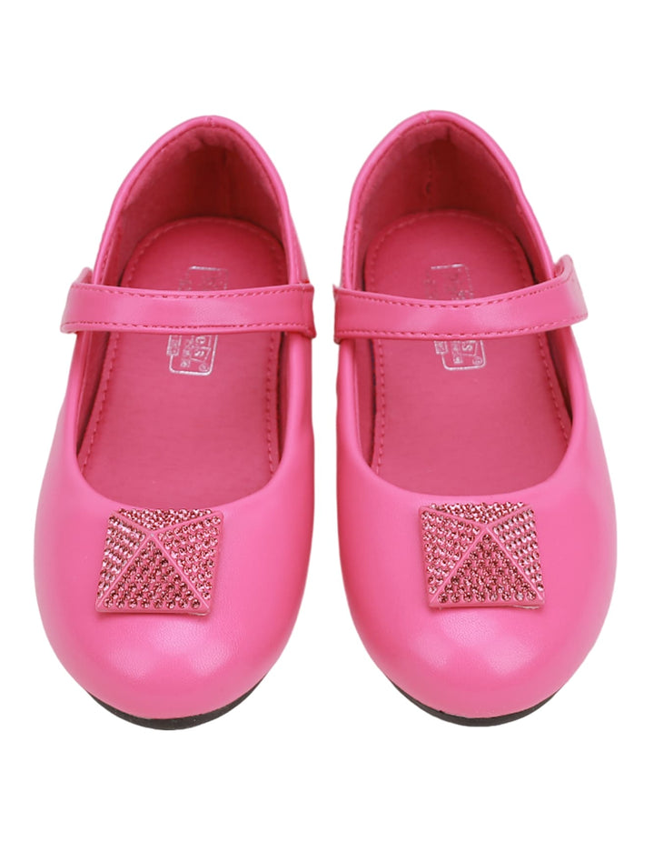 Shoes Pink with Diamontee Motif for Girls - Kids