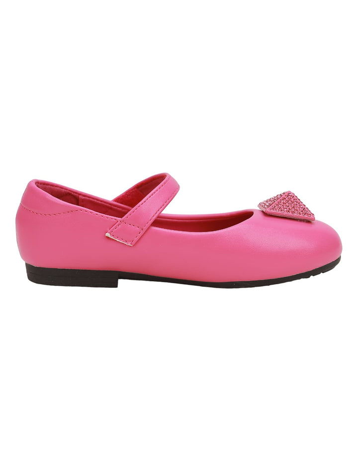 Shoes Pink with Diamontee Motif for Girls - Toddler