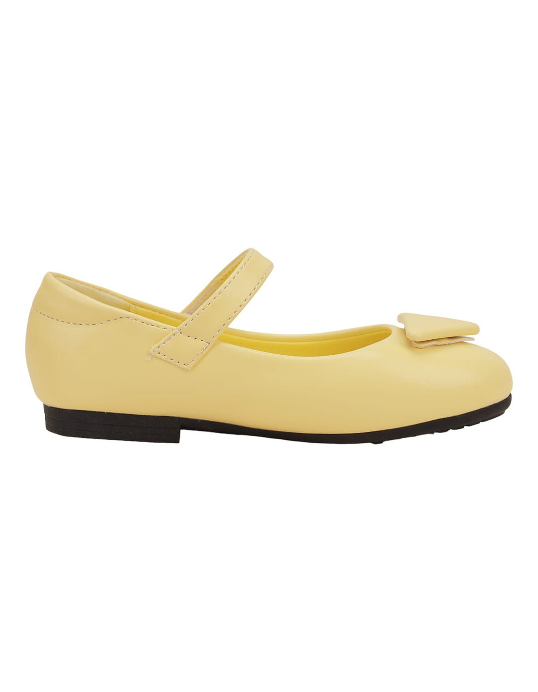 Shoes Yellow with Triangle Motif for Girls - Toddler