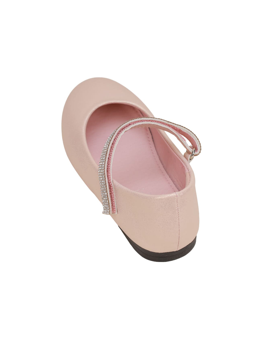 Shoes Shiny Pink with Diamontee Straps for Girls - Toddler