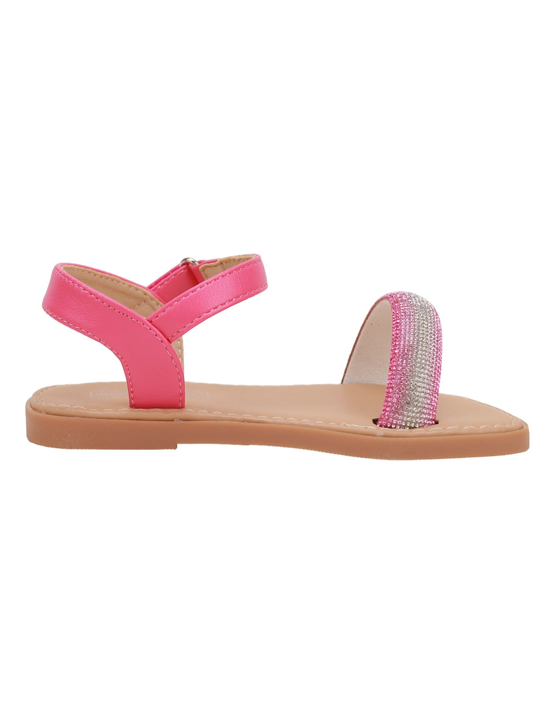 Sandal Pink with Diamontees for Girls - Kids