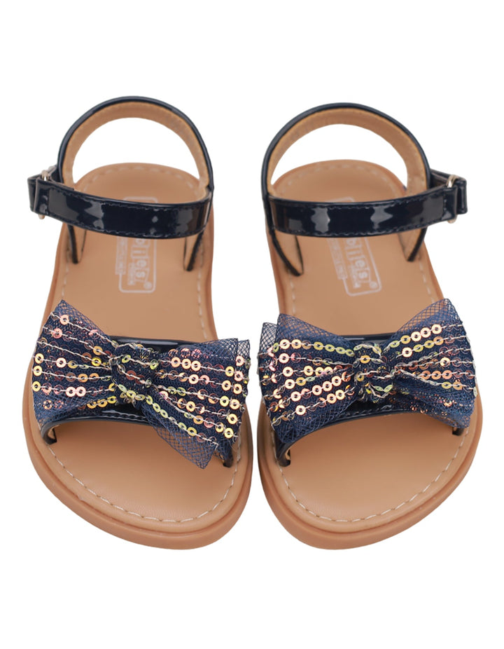 Sandal Navy Blue with Bow for Girls - Infant