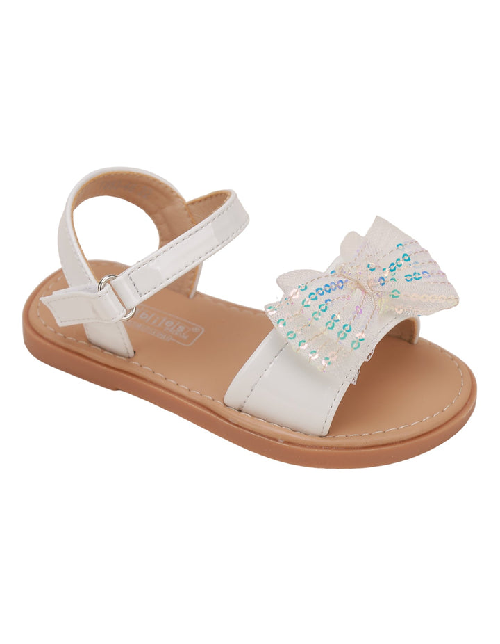 Sandal White with Bow for Girls - Infant