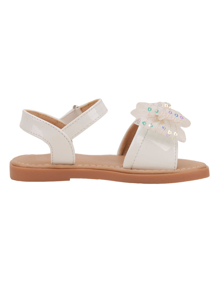 Sandal White with Bow for Girls - Infant