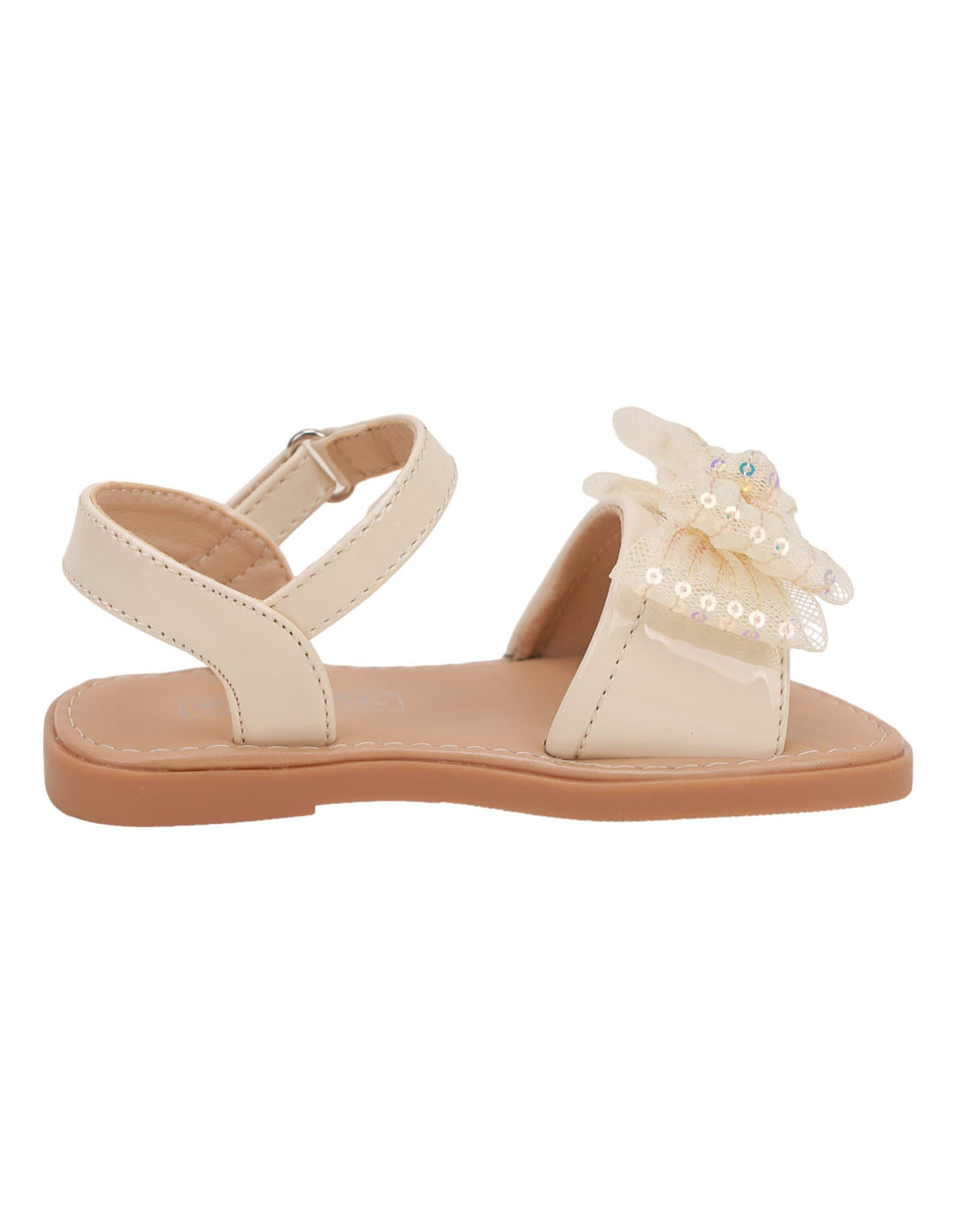 Sandal Beige with Bow for Girls - Toddler