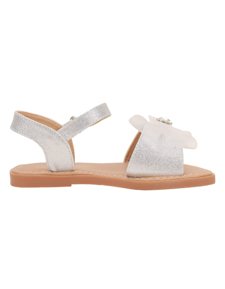 Sandal Silver with Bow for Girls - Infant