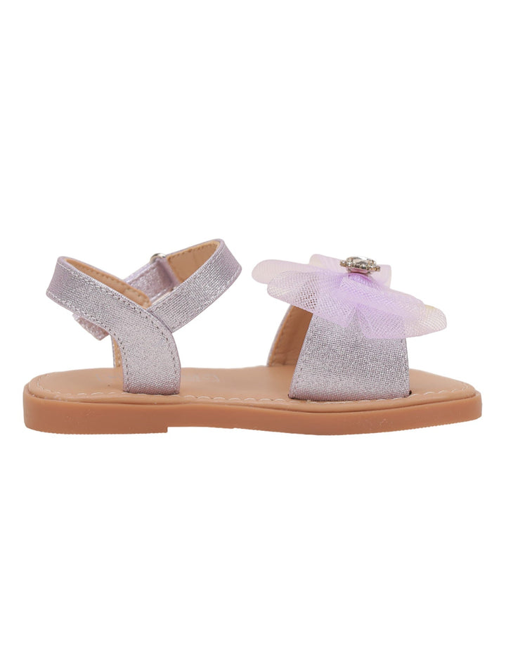 Sandal Purple with Bow for Girls - Kids