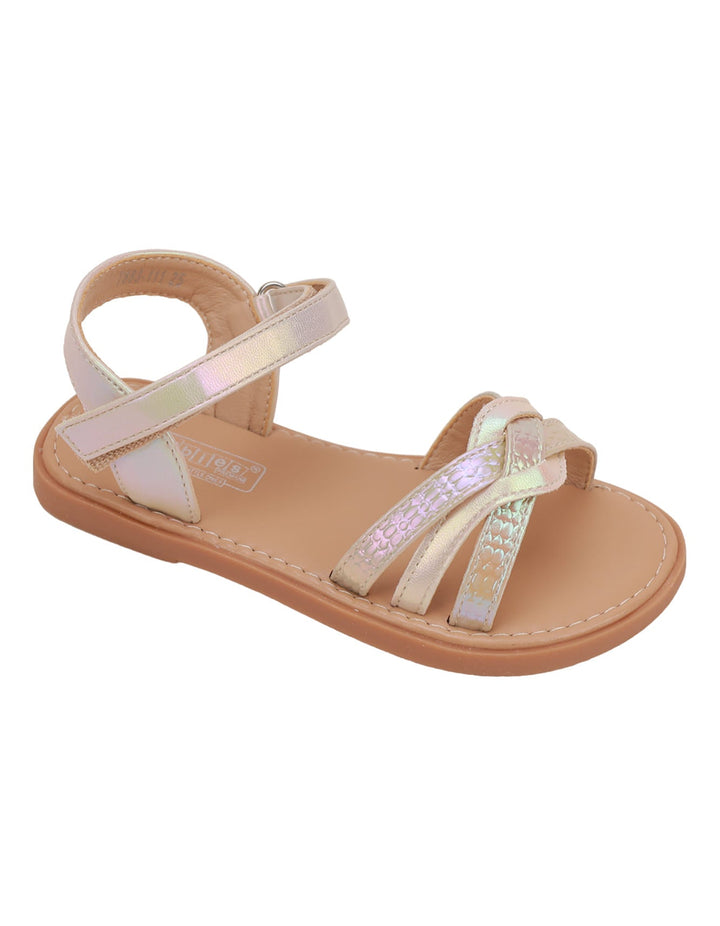 Sandal Silver Pink with Diamontees for Girls - Infant