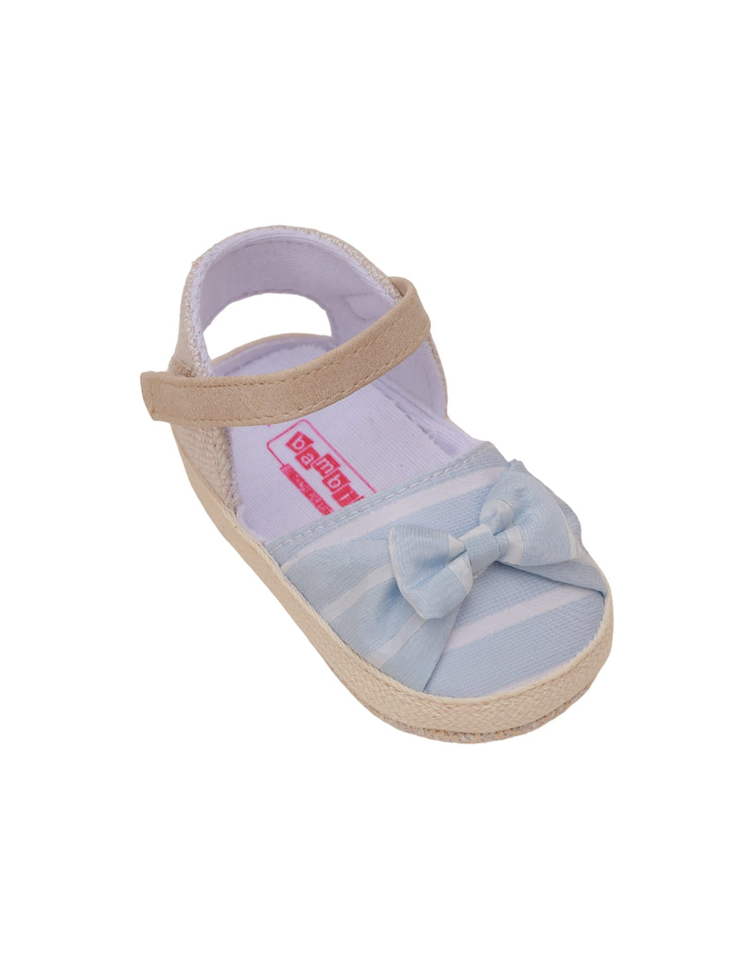 Booties Sky Blue with Bow for Girls