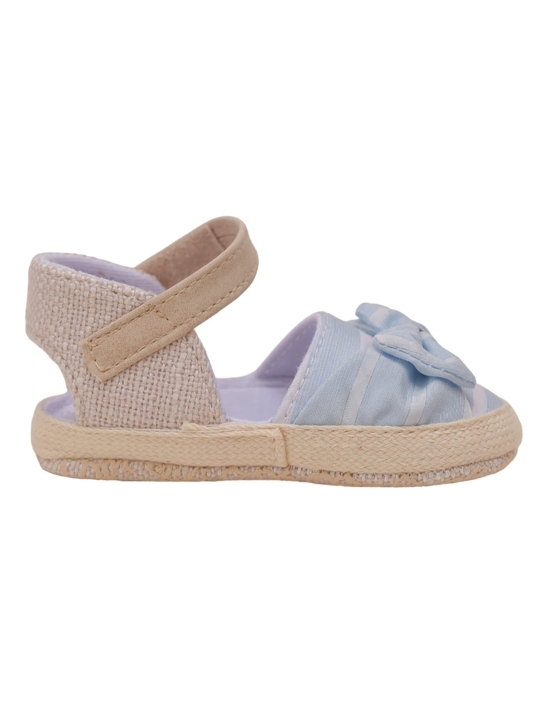 Booties Sky Blue with Bow for Girls