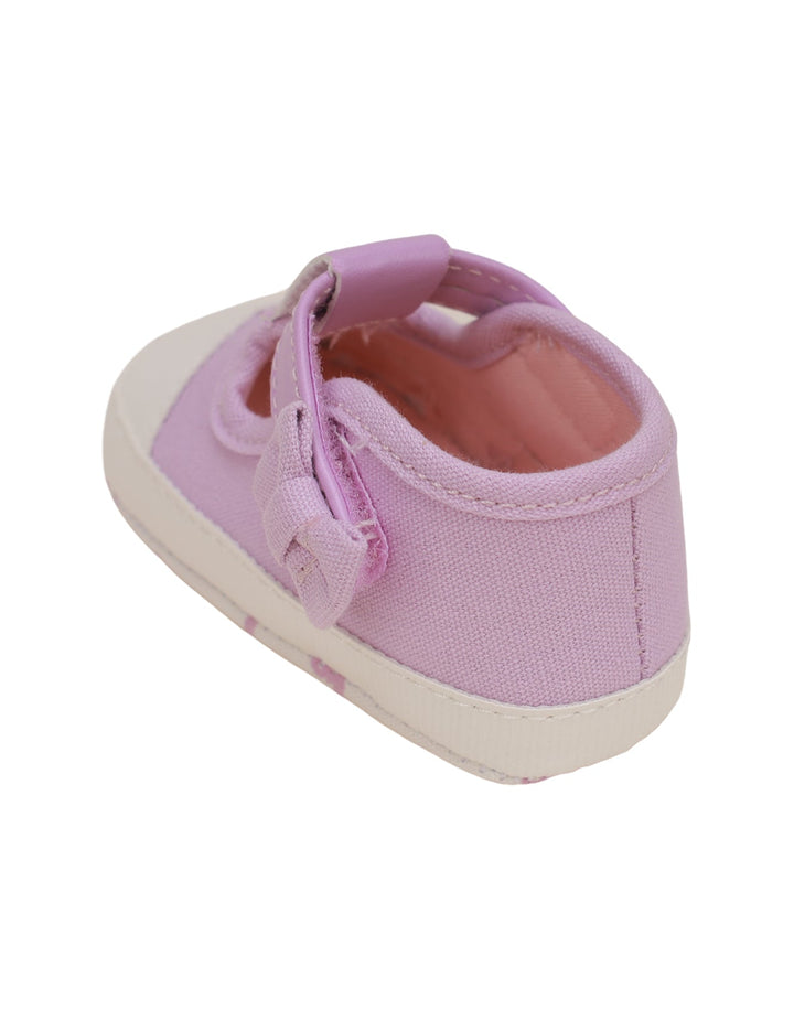 Booties Lilac with Bow Theme for Girls