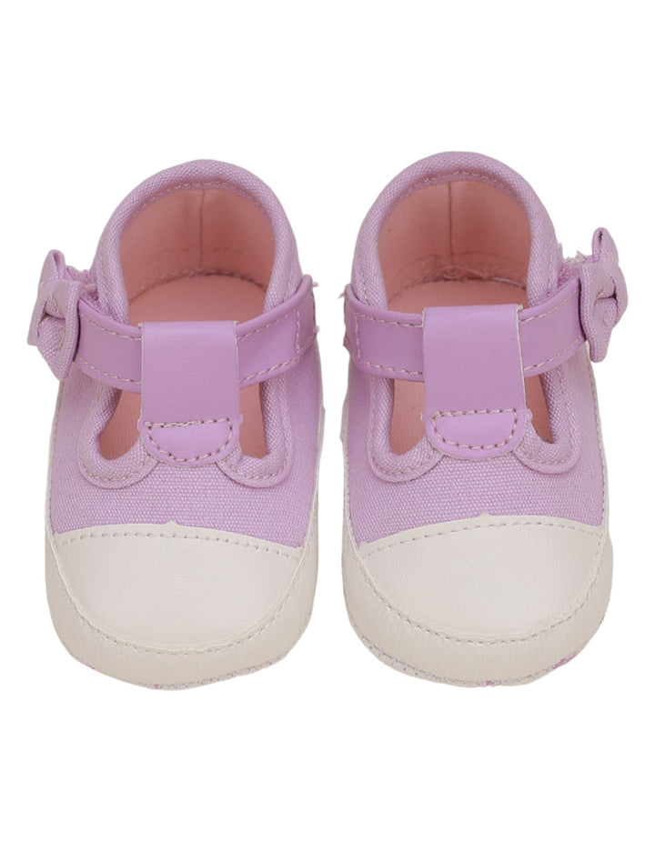 Booties Lilac with Bow Theme for Girls