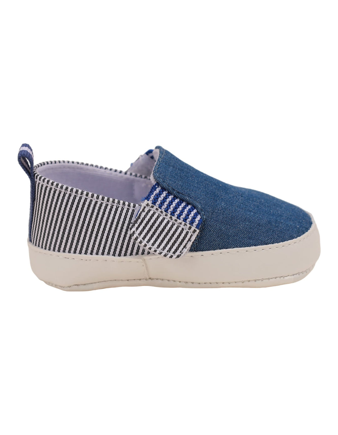 Booties Denim with Stripes for Boys