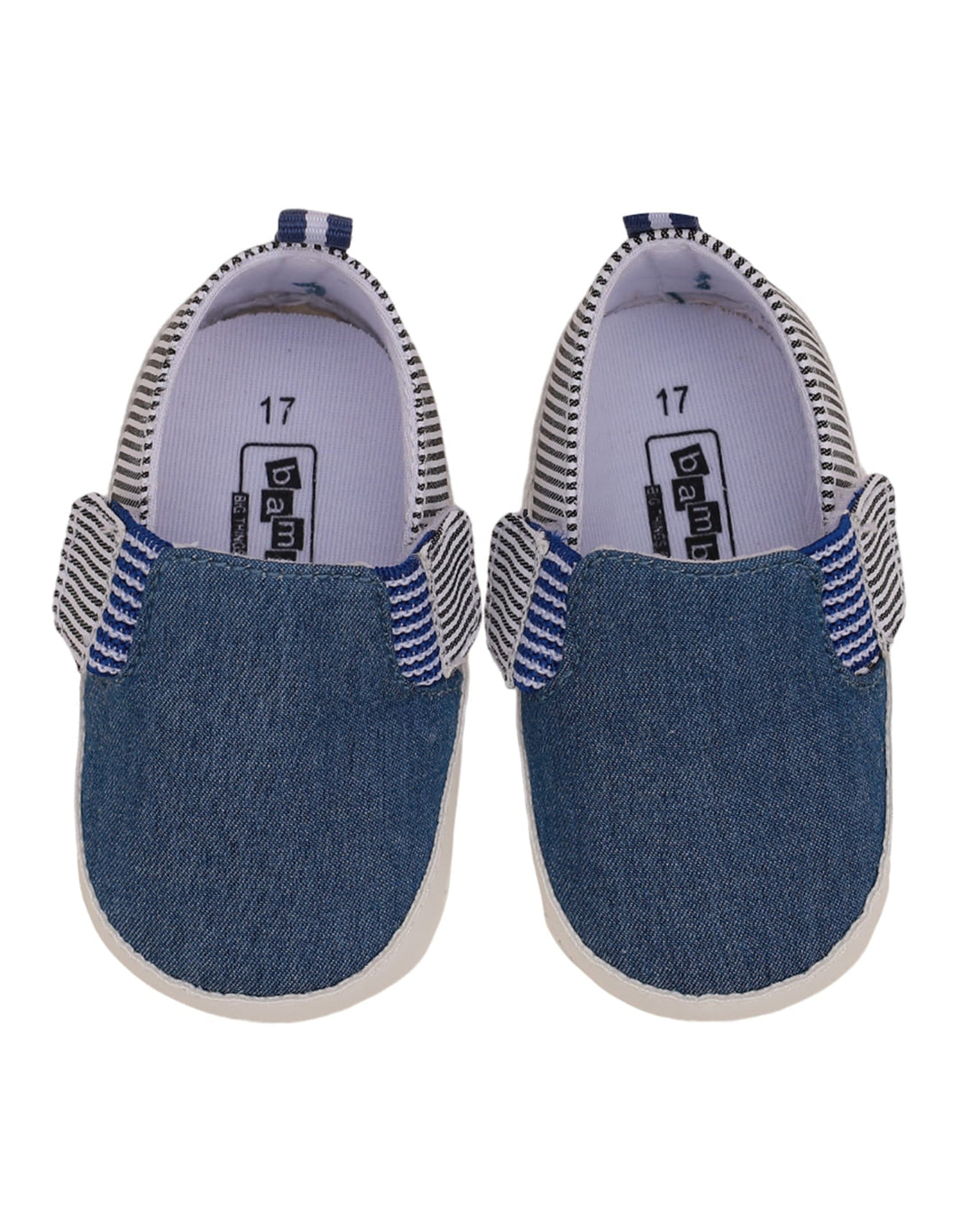 Booties Denim with Stripes for Boys