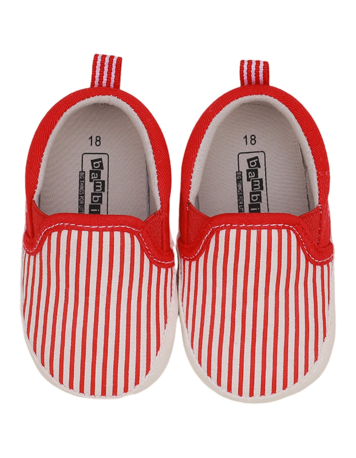 Booties Red & White for Boys